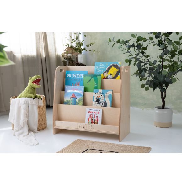 Biblioteczka wysoka, szlifowana, 73 cm